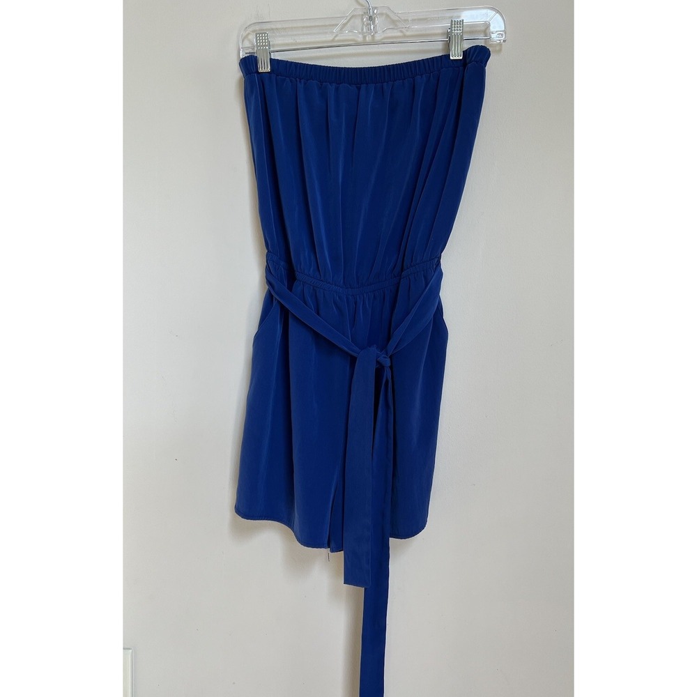 Strapless Mini Dress L Boho Indie Hippie Festival Strapless Body Con Versatile